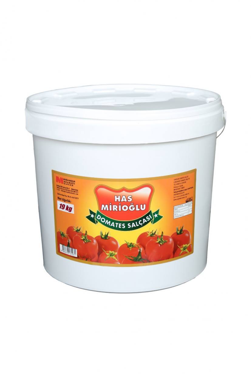 HAS MİRİOĞLU DOMATES SALÇASI 20 KG BRÜT